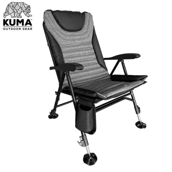 Chaise De Camping Kuma Off Grid Gris Noir