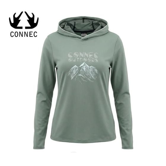 Chandail À Capuchon Pour Femme Connec Outdoors LT Breeze II Agave Green