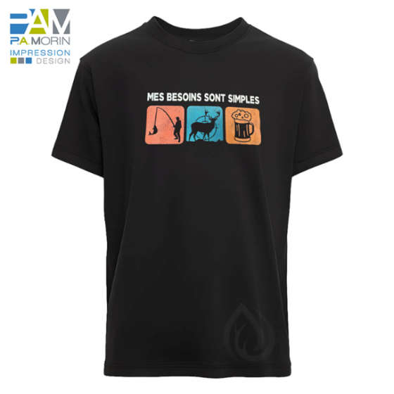 T-Shirt DCP Mes Besoins Sont Simples