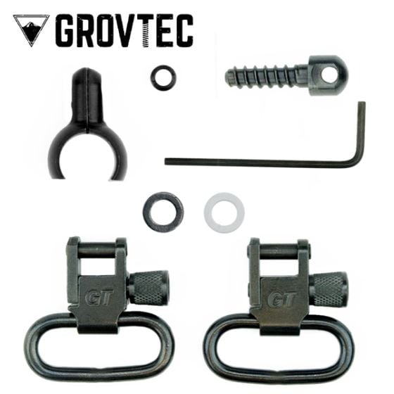 Grovtec GTSW303 .700-.750 Two Piece Barrel Band Swivel Set