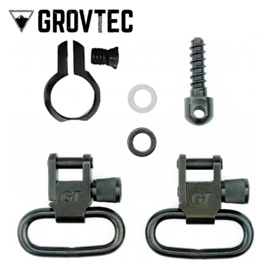 Grovtec GTSW41 .645-.660 One Piece Barrel Band Swivel Set