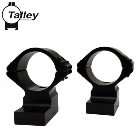 Talley Tikka T3 Scope Mounts 1'' High Black