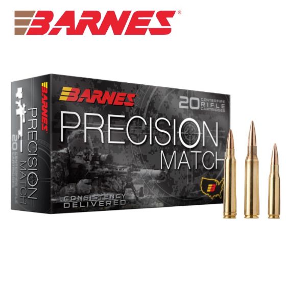 Barnes Precision Match 6.5 Creedmoor 140gr MB OTM Ammunition