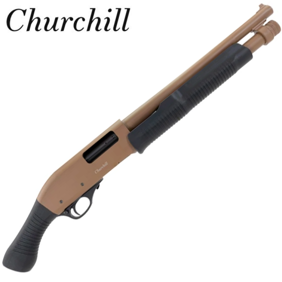 Fusil Churchill Shockwave Grip Barrett Brown 12 ga. 3'' 15"