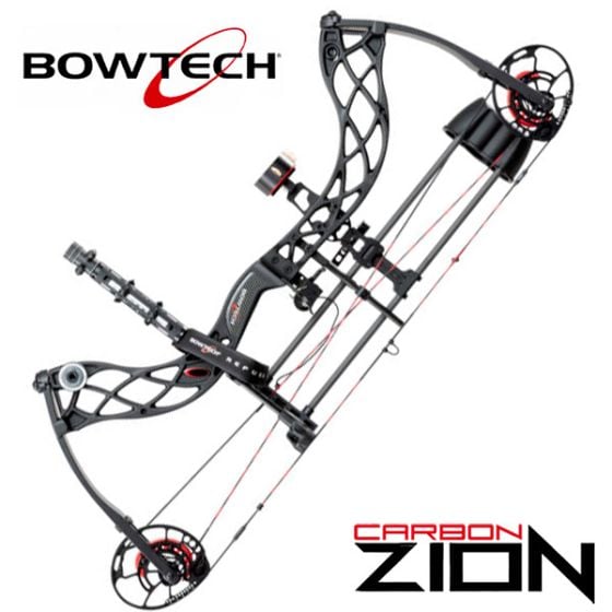 Bowtech Carbon Zion 60 lb Black DLX Bow Kit