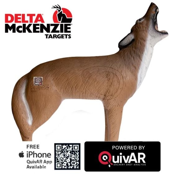 Delta McKenzie Howling Coyote QuivAR Enabled 3D Archery Target