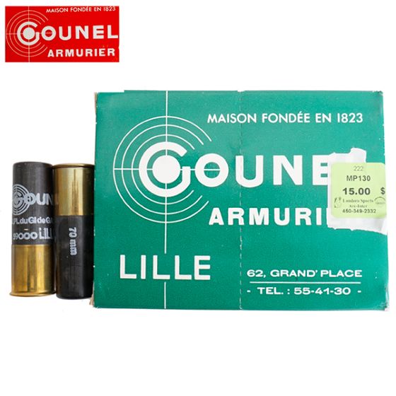 Vintage Gounel Armurier 12 ga. No 7  12/Pack Ammunitions