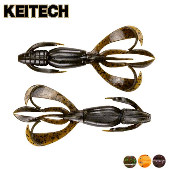 Keitech Crazy Flapper 3.6" Craw-Type Soft Bait 7/Pack