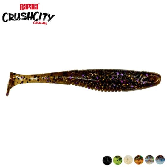 Rapala CrushCity The Suspect 3.75" Soft Bait 5-Pack