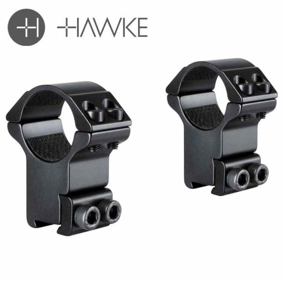 Hawke 1 Inch High 9-11mm Dovetail Scope Rings