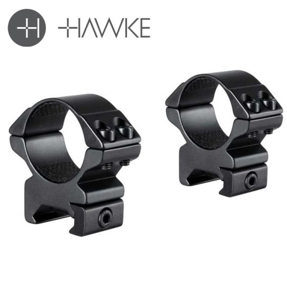 Hawke Match Mount 30mm 2 Piece Weaver Medium Scope Rings