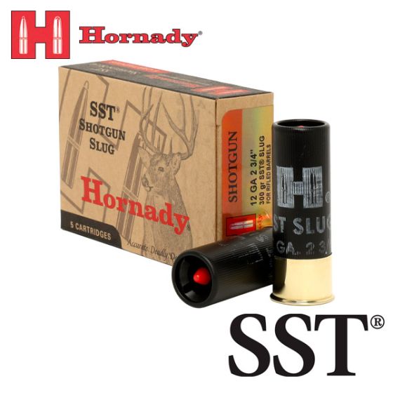 Hornady SST 12 ga 2.75'' 300 gr FTX Sabot Slug 5/Box Ammunition