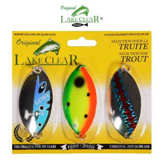 Lake Clear 3 Wabbler Spoons Kit