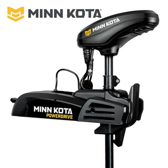 Moteur de pêche à la traîne Minn Kota Powerdrive 55 lb Micro télécommande 54''