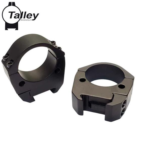 Talley Modern Sporting 1" High Scope Rings Black