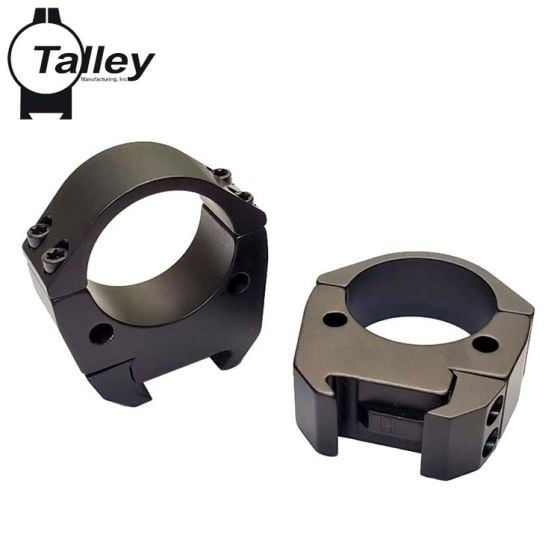Talley Modern Sporting 34mm Medium Scope Rings Black