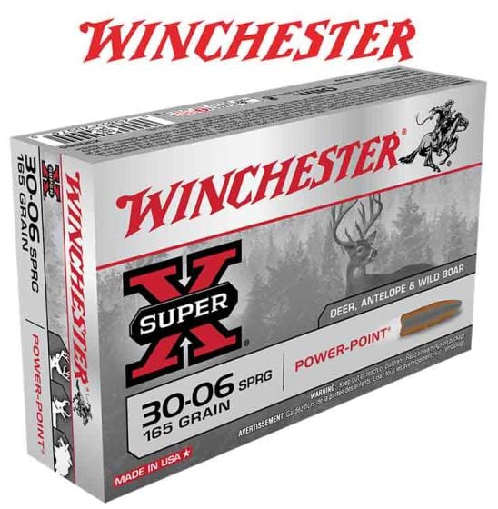 Winchester-Super-X-30-06-Springfield,-165-Grain-Ammunitions