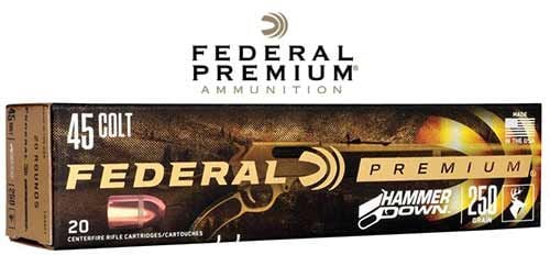 Munitions Federal HammerDown Handgun 45 Colt 250 gr Bonded Hollow Point 20/boîte