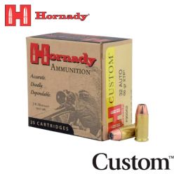 Munitions Hornady Custom 32 Auto 60 gr XTP 25/boîte