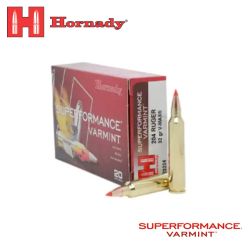 Munitions Hornady Superformance Varmint 204 Ruger 32 gr V-MAX 20/boîte