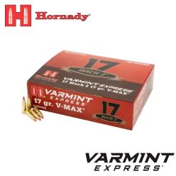 Munitions Hornady Varmint Express Rimfire 17 Mach 2 17 gr V-MAX 50/boîte