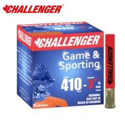 Challenger Game & Sporting .410 ga 3'' 11/16 oz #6 Shot 25/Box Ammunition