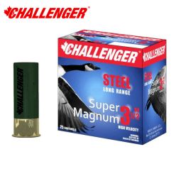 Challenger Super Magnum Steel 12 ga 3.5'' 1 1/2 oz #4 25/Box Ammunition