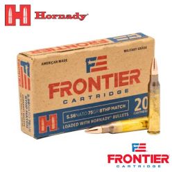 Munitions Hornady Frontier 5.56 NATO 55 gr FMJ