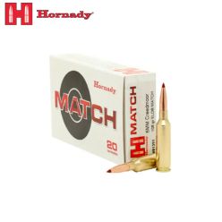 Munitions Hornady 6mm Creedmoor 108 Grains ELD Match 20/pqt