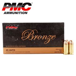 PMC Bronze .45 ACP 230 gr FMJ 50/Box Ammunition