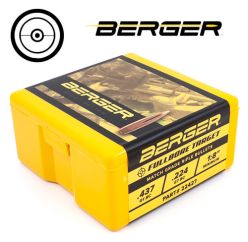 Berger 22 Cal 80.5 Grain FULLBORE Target Rifle Bullet 100/pack