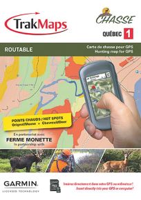Chasse Québec Version 1 pour Garmin de TrakMaps