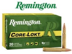 Munitions Remington Core-Lokt 35 Whelen 200 gr Pointed Soft Point Core Lokt 20/boîte