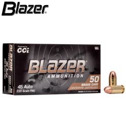 Blazer Brass 45 Auto 230 gr Full Metal Jacket Ammunition 50/Box — Londero Sports