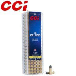 Munitions CCI CB .22 Long 29 gr LRN 100 par paquet