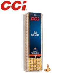 Munitions CCI Short CPRN .22 Short 29 gr Lead Round Nose 100/pqt