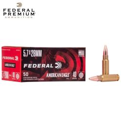 Federal American Eagle 5.7x28mm 40 gr FMJ Ammunition 50/Box