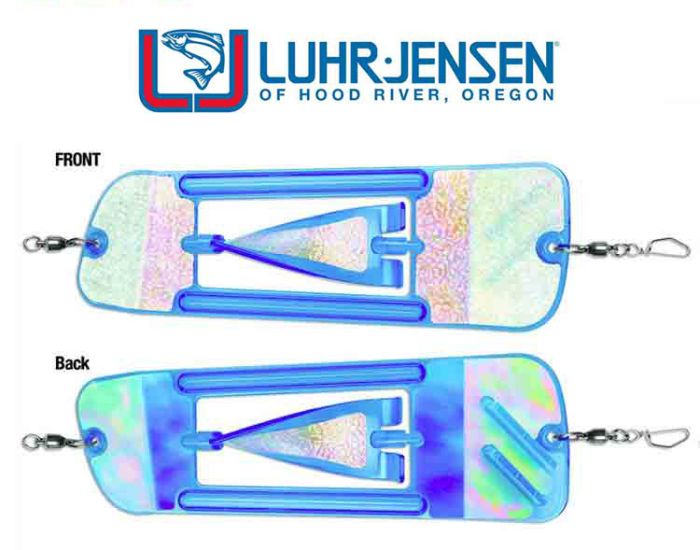 Leurre-Luhr-Flasher-8.25''-Bleu