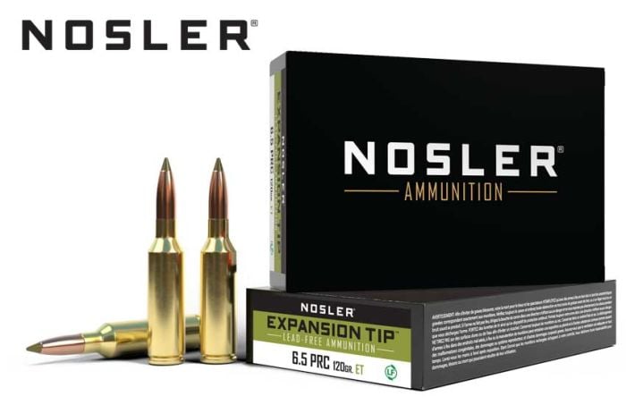 Munitions Nosler Expansion Tip 6.5 PRC 120 gr Expansion Tip 20/boîte