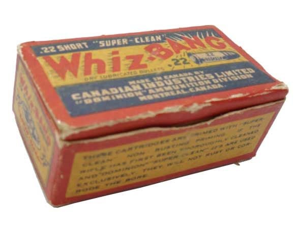 Boîte de munitions vide Vintage Super-Clean C.I.L. 22 LR