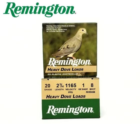 Remington Heavy Dove Loads 20 ga 2-3/4" 1 oz #8 Ammunition