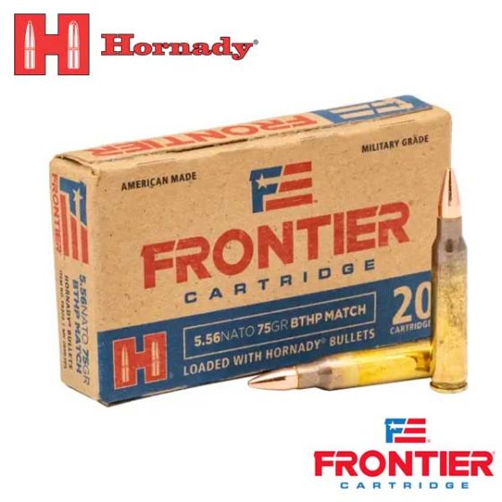 Munitions Hornady Frontier 5.56 NATO 55 gr FMJ