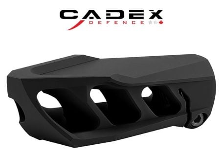 CADEX MX1 5/8-24 BLACK MUZZLE BRAKE