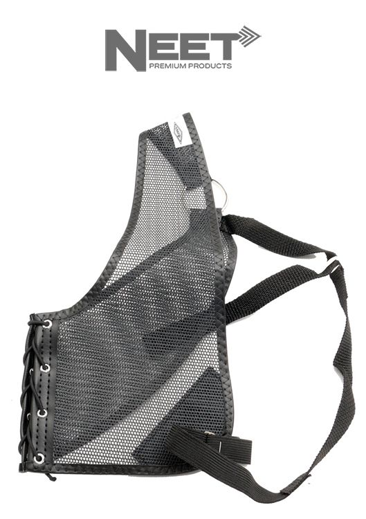 NHP Set Protection Tir à L’Arc – 2 Brassards Et 2 Protège-Doigts En Cuir, Réglables, Ambidextre, Avec Aérations Pour Chasse Et Tir Sportif