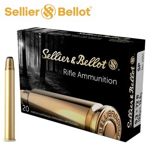 Sellier & Bellot 9.3x72R 193 gr SP Ammunition 20/Box