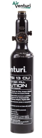 3000PSI-13ci-Tank-&-valve-1100psi-set-AIR-VENTURI