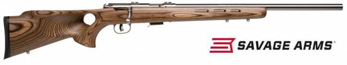 Savage 93 Btvs, 22WMR. Laminated Thumbhole/Stainless Rifle