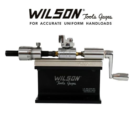 Ensemble Presse de Coupe Micrométrique L.E. Wilson Acier Inoxydable
