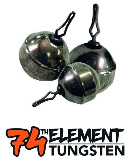 74th Element Tungsten Grenade Naturel 3/8 oz (x3) Sinkers