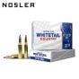 Nosler Whitetail Country 243 Winchester 100gr Solid Base 20/Box